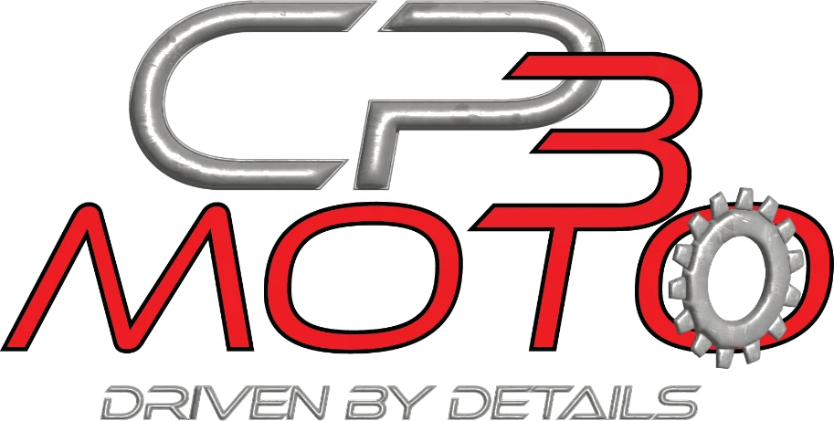 Logótipo CP3MOTO — Driven by details